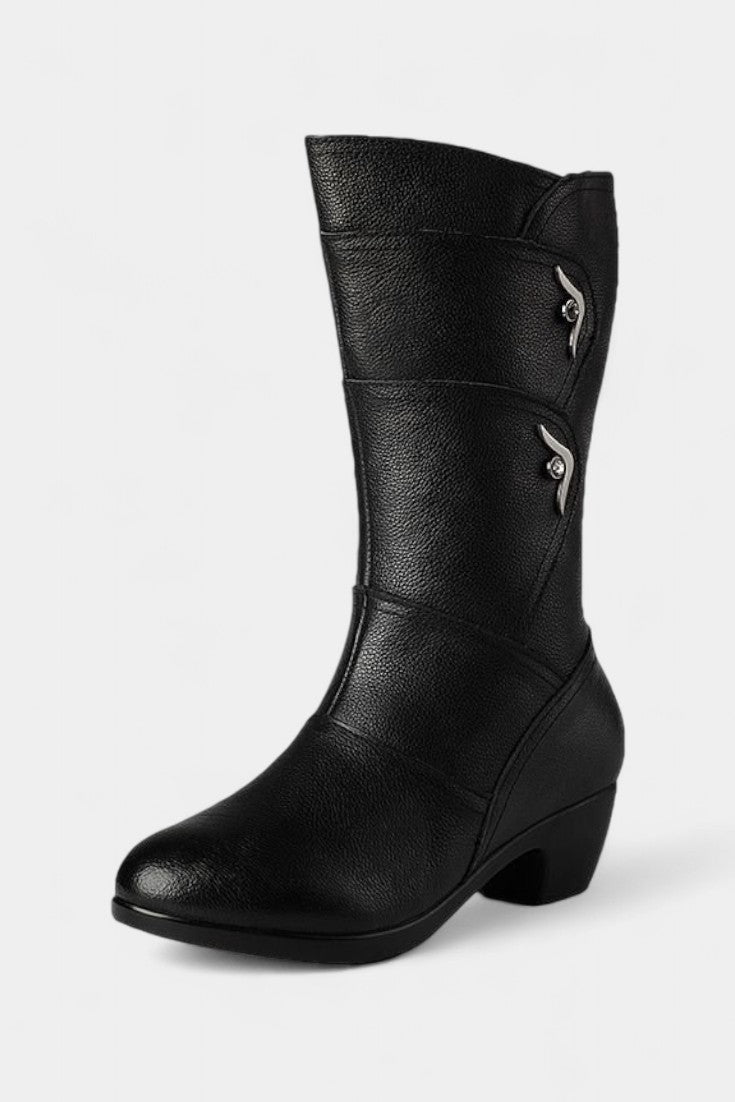 Stivaletti Hadley con zip e soletta imbottita