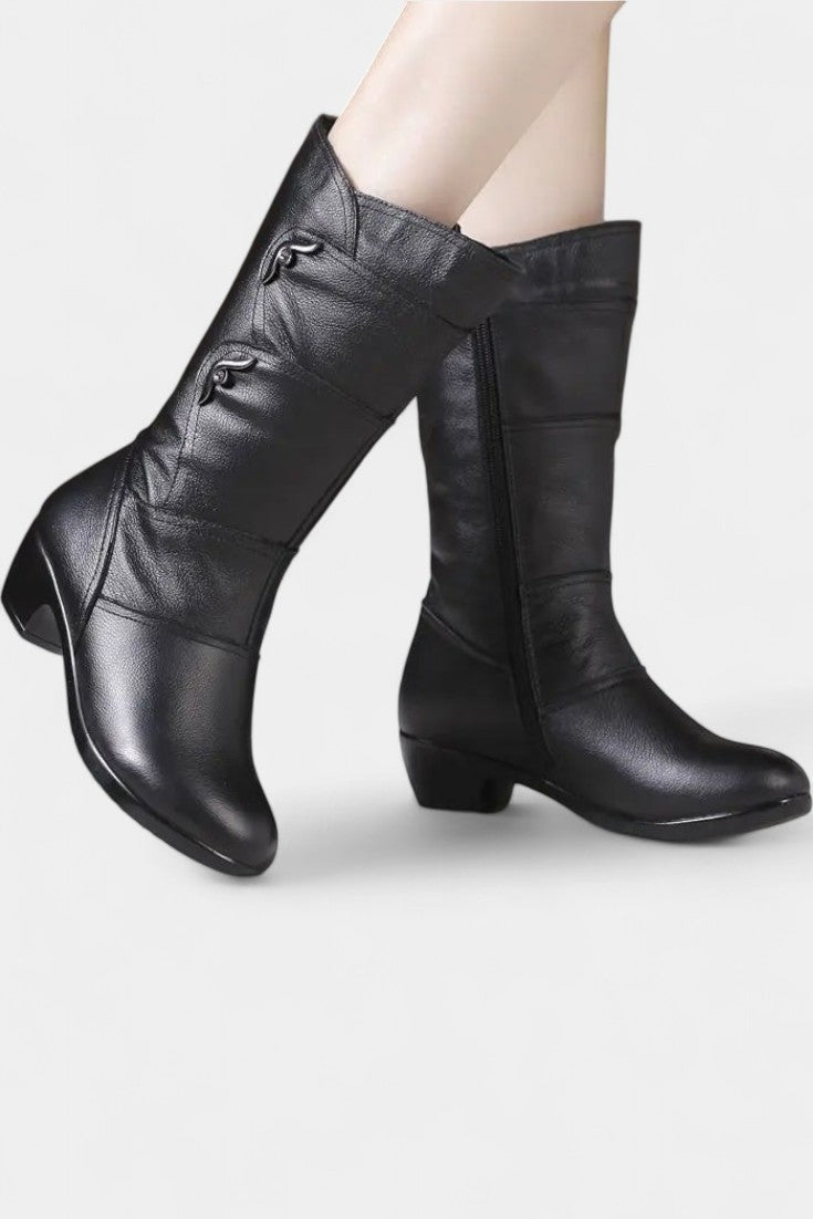 Stivaletti Hadley con zip e soletta imbottita