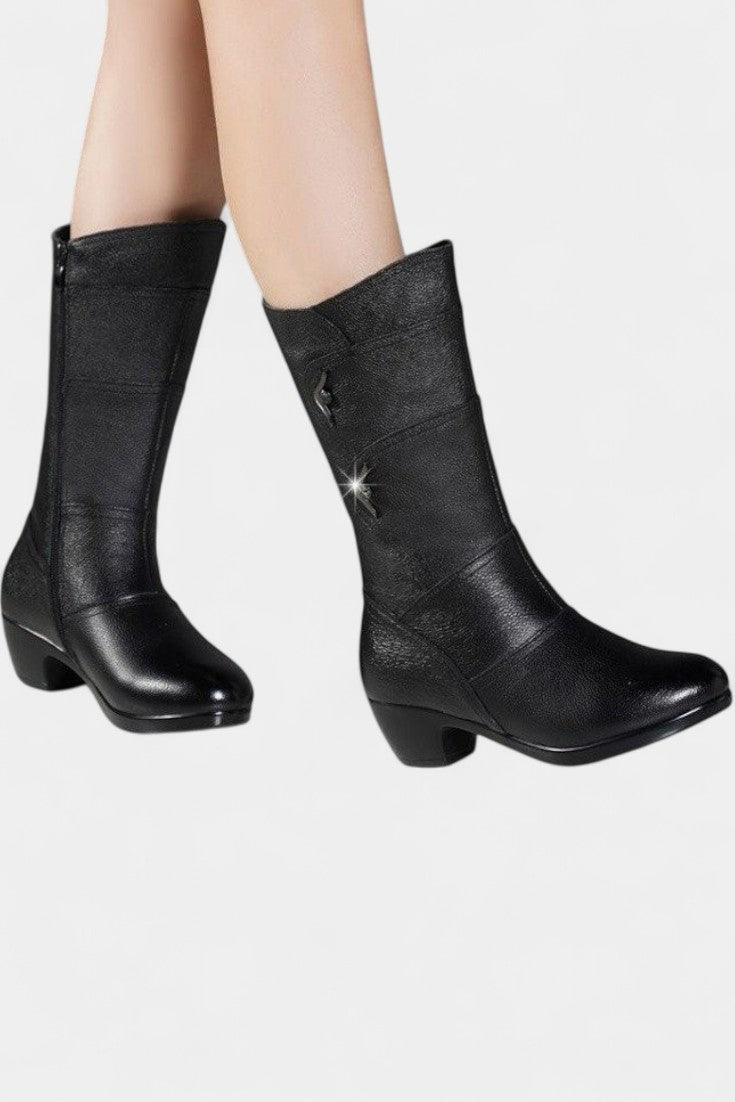 Stivaletti Hadley con zip e soletta imbottita