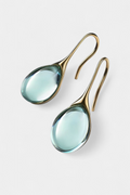Orecchini in cristallo oro e argento