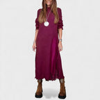 Lena - Completo elegante lungo in maglia