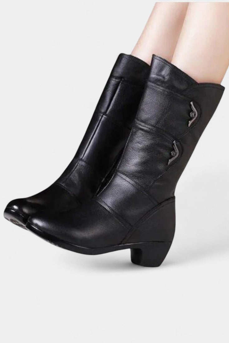 Stivaletti Hadley con zip e soletta imbottita