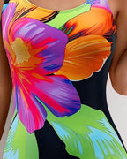 Costume da bagno intero comodo stampato