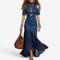 Nicolly - Vestito lungo in jeans