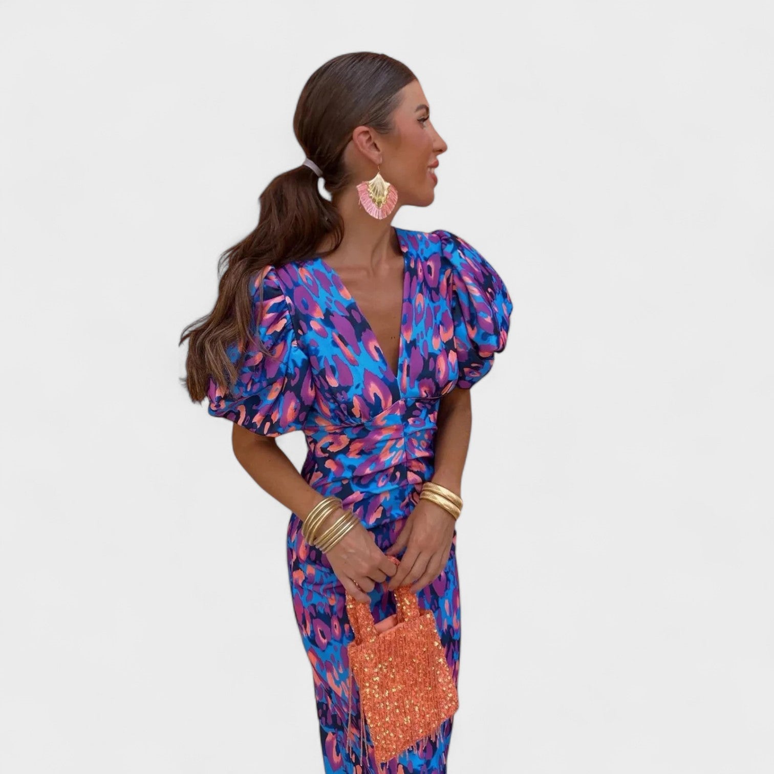 Lília - Vestito Fuego Tropical