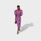 Lília - Vestito Fuego Tropical