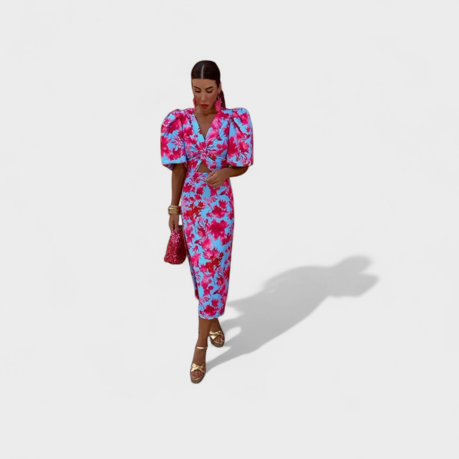 Lília - Vestito Fuego Tropical