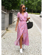 YARA | Elegante vestito con scollo a V incrociato e vestibilità che valorizza la figura