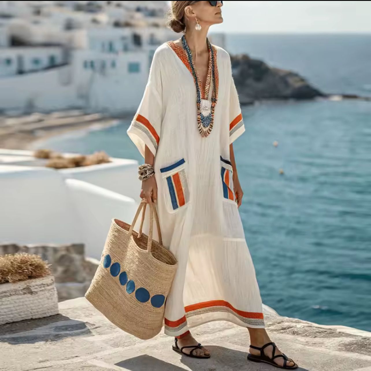 Elegante Mary - Vestito lungo da spiaggia per un look estivo alla moda