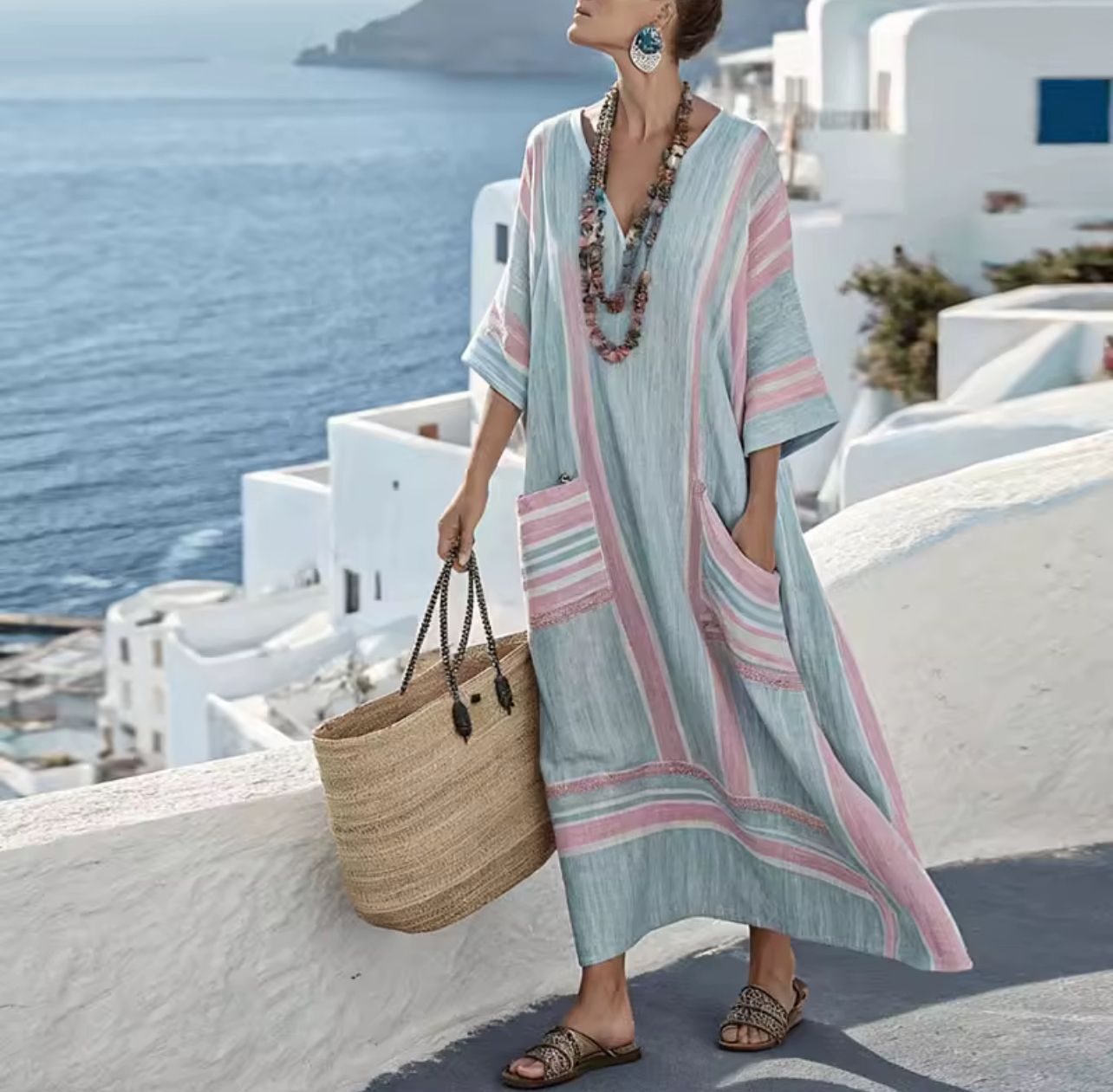 Elegante Mary - Vestito lungo da spiaggia per un look estivo alla moda