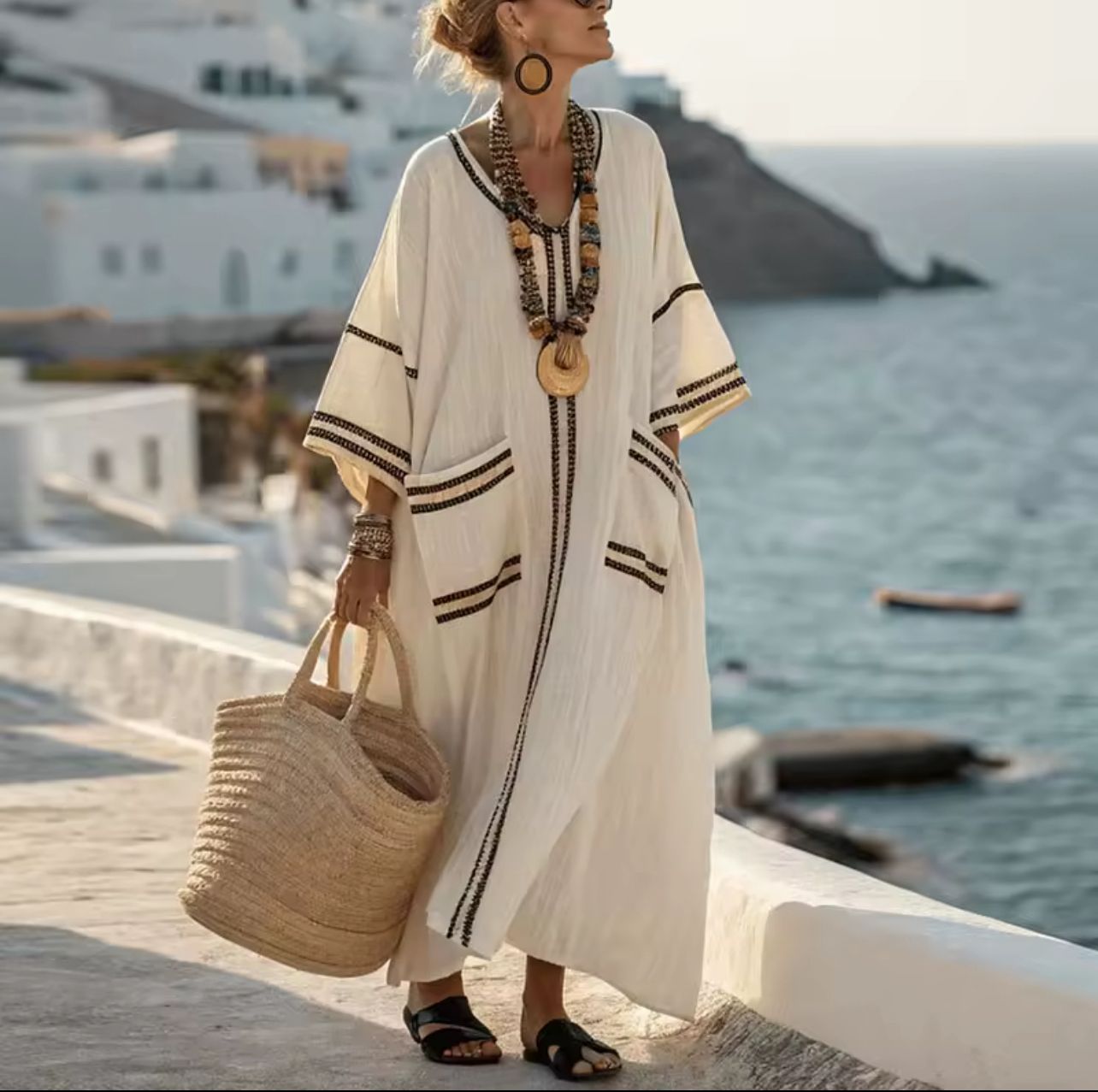 Elegante Mary - Vestito lungo da spiaggia per un look estivo alla moda