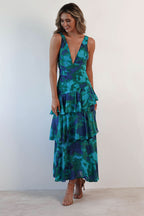 Eva | Abito midi con volant