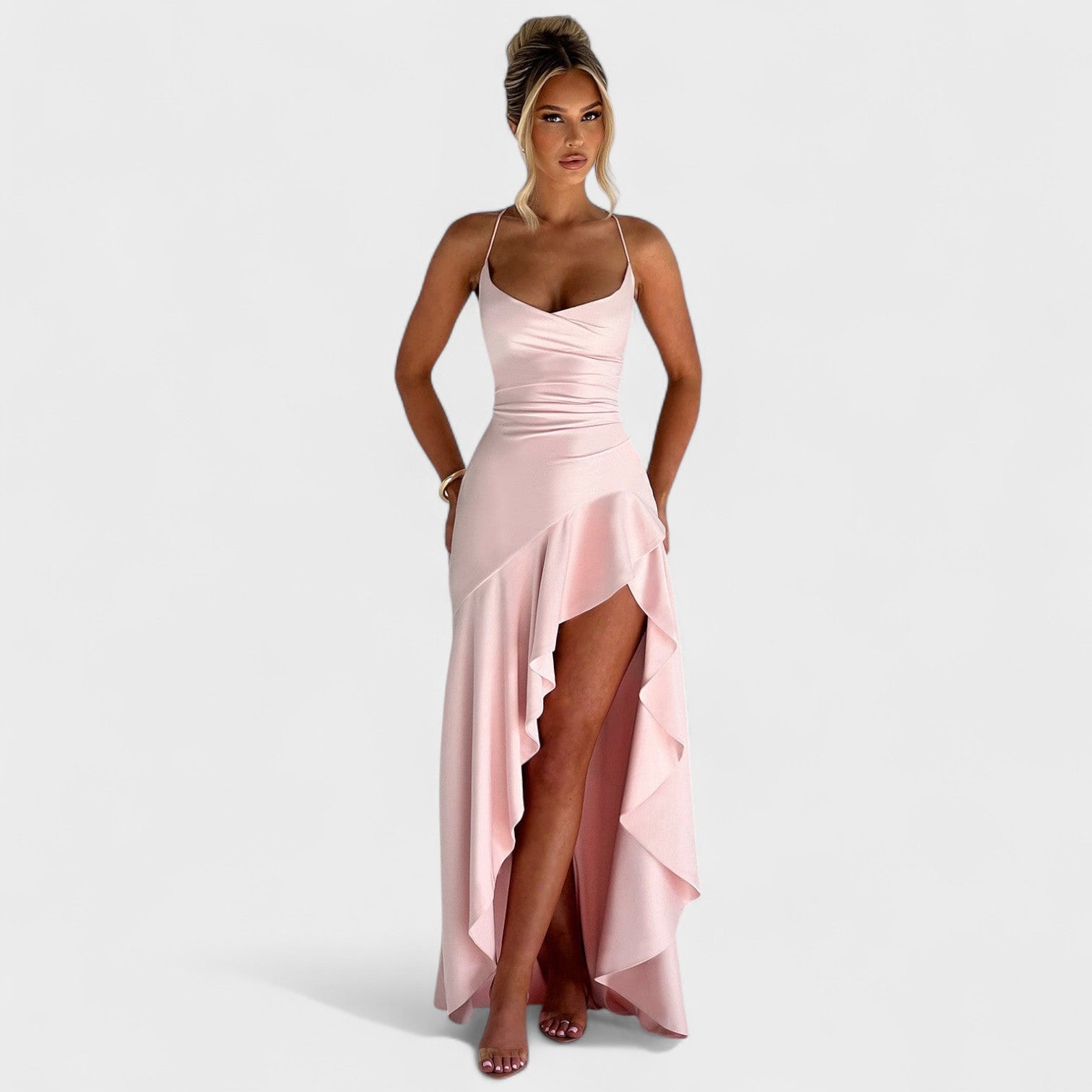 Samira - Abito lungo rosa