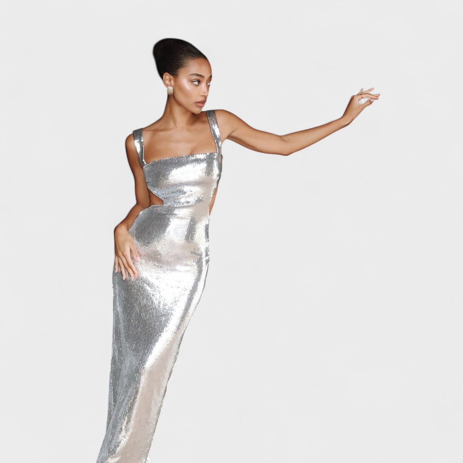 Sparkle Silver - Abito da sera da ballo