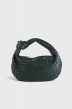 Borsa a Tracolla Media Intrecciata color Salvia