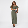 GELSOMINO | Elegante abito midi con punto vita accentuato e stile da sera senza tempo