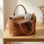 Heritage | Borsa tote artigianale in pelle e lana