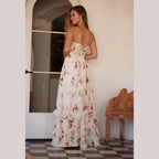 Sónia - Vestito midi a fantasia floreale