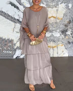 Caroline | Elegante maxi abito, comodo per ogni occasione