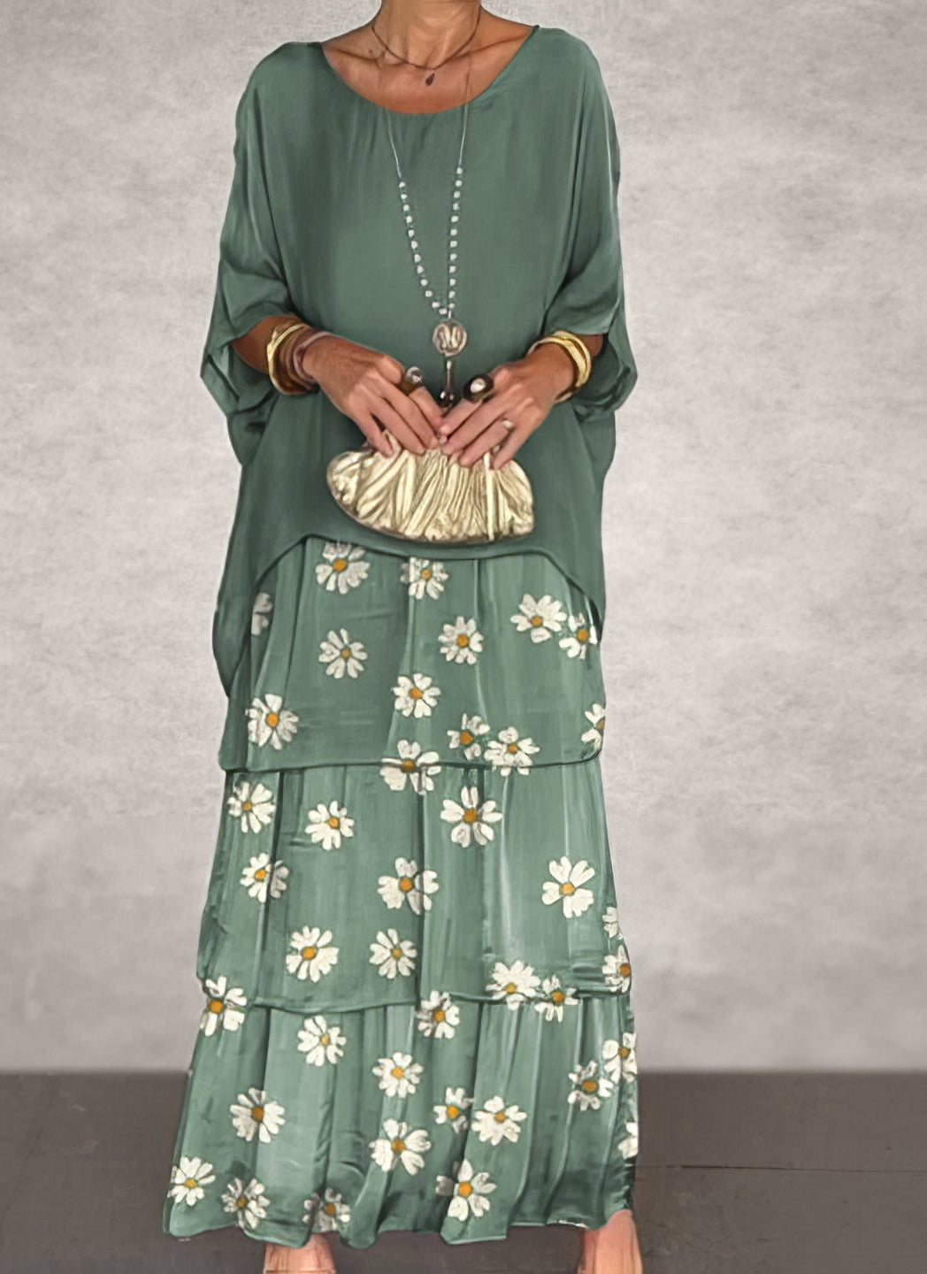 Caroline | Elegante maxi abito, comodo per ogni occasione