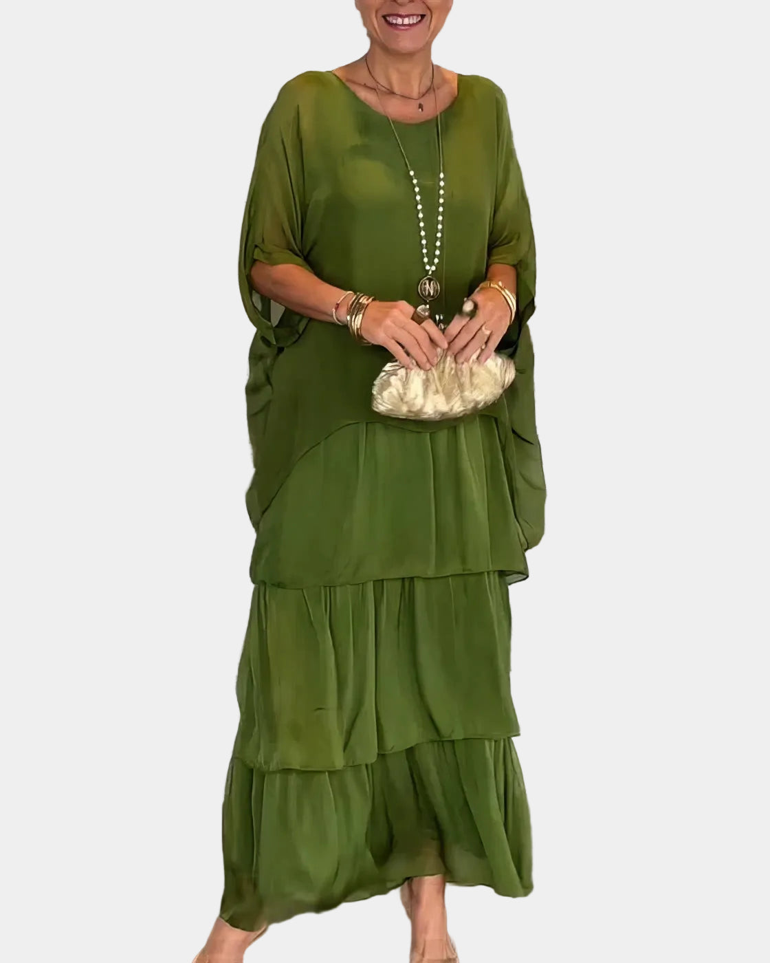 Caroline | Elegante maxi abito, comodo per ogni occasione