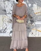 Caroline | Elegante maxi abito, comodo per ogni occasione